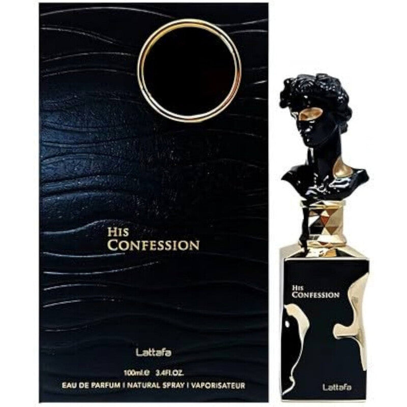 LATTAFA
Men's His Confession EDP Spray 3.4 oz Fragrances