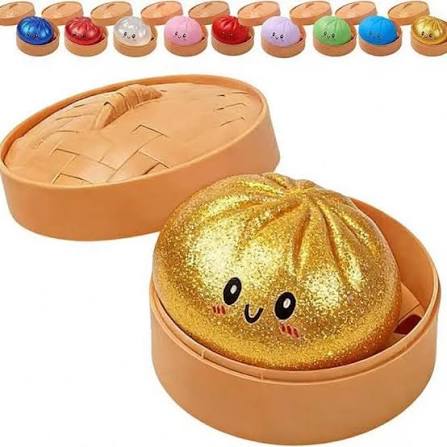 Viral Mystery Glitter Dumplings – Squishy Collectible Toy