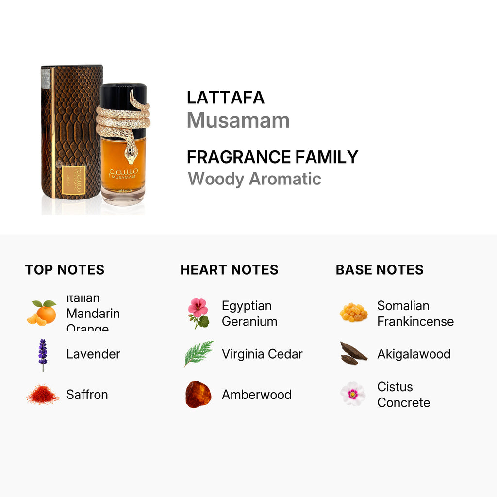 Lattafa Unisex Musamam EDP 3.4 oz Fragrances