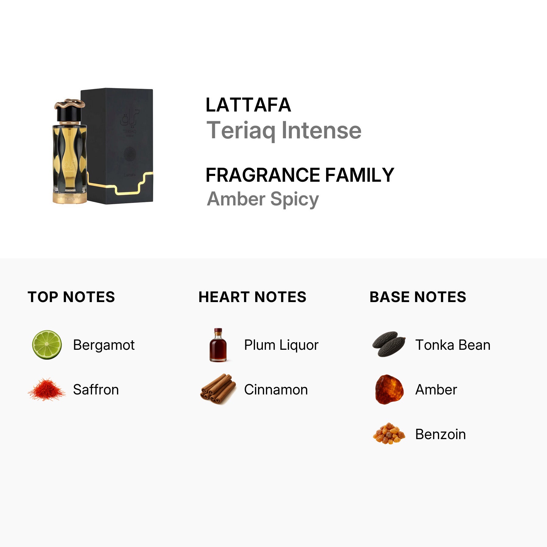 Lattafa Unisex Teriaq Intense EDT Spray 3.4 oz Fragrances