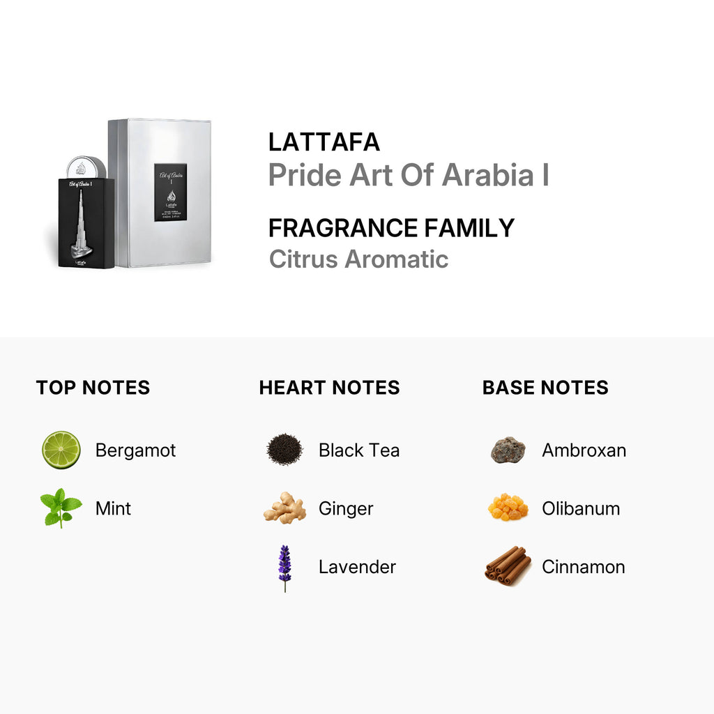 LATTAFA Pride Art Of Arabia I EDP 3.4 oz Fragrances