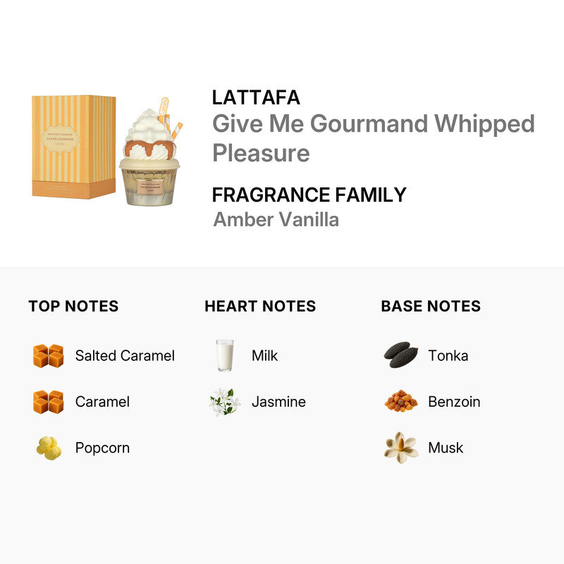 LATTAFA Unisex Give Me Gourmand Whipped Pleasure EDP Spray 2.53 oz Fragrances